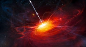Ученые обнаружили ярчайший космический маяк, питаемый гигантской черной дырой