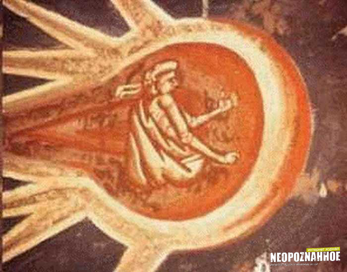 Изображение НЛО на картинах, иконах, рисунках в древности